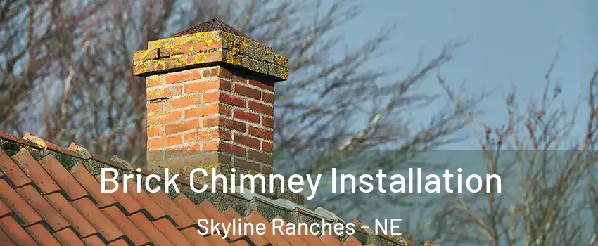 Brick Chimney Installation Skyline Ranches - NE