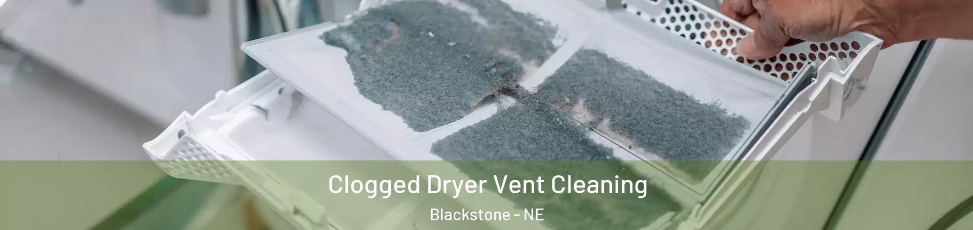 Clogged Dryer Vent Cleaning Blackstone - NE