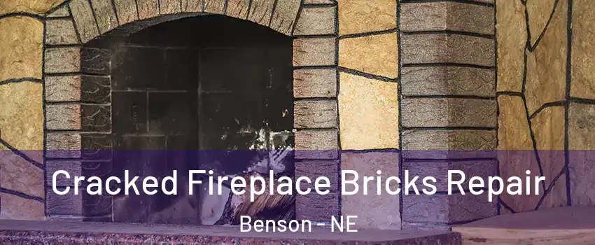 Cracked Fireplace Bricks Repair Benson - NE