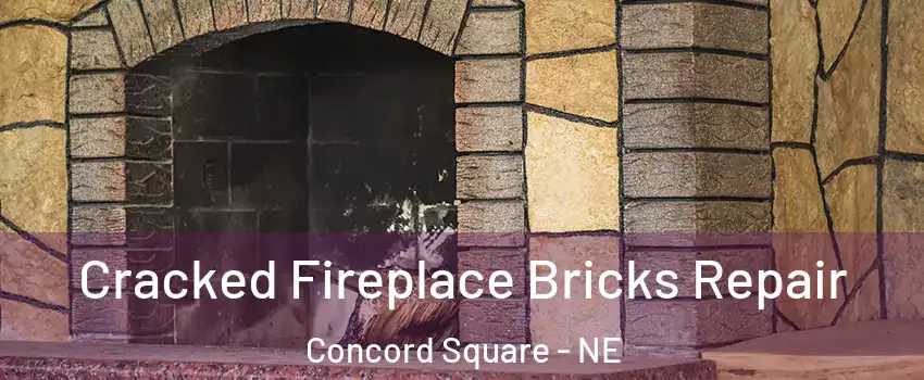 Cracked Fireplace Bricks Repair Concord Square - NE