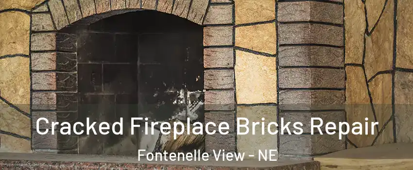 Cracked Fireplace Bricks Repair Fontenelle View - NE