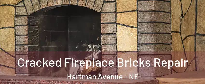 Cracked Fireplace Bricks Repair Hartman Avenue - NE