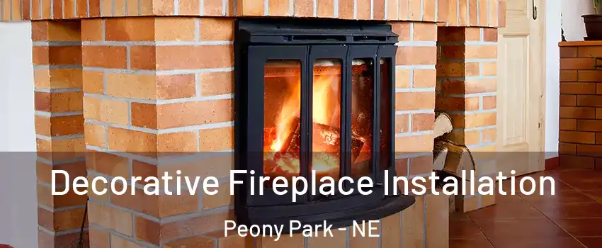 Decorative Fireplace Installation Peony Park - NE