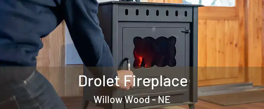 Drolet Fireplace Willow Wood - NE