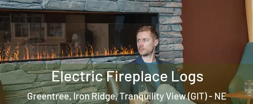 Electric Fireplace Logs Greentree, Iron Ridge, Tranquility View (GIT) - NE