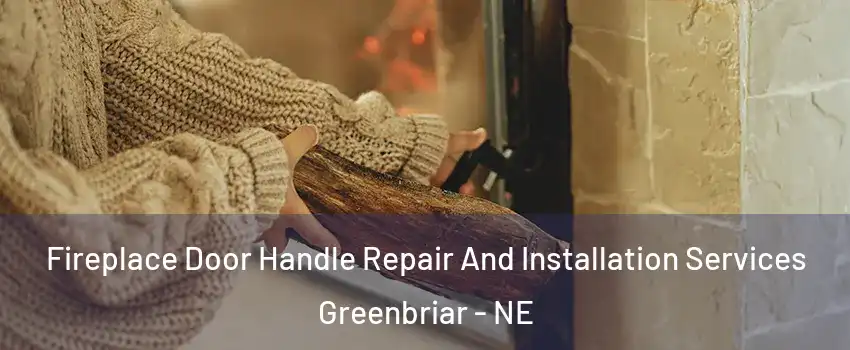 Fireplace Door Handle Repair And Installation Services Greenbriar - NE