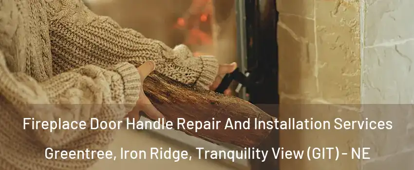Fireplace Door Handle Repair And Installation Services Greentree, Iron Ridge, Tranquility View (GIT) - NE