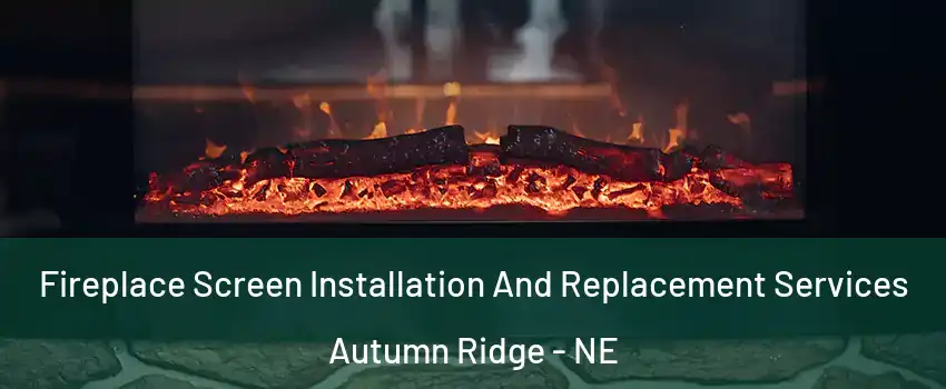 Fireplace Screen Installation And Replacement Services Autumn Ridge - NE