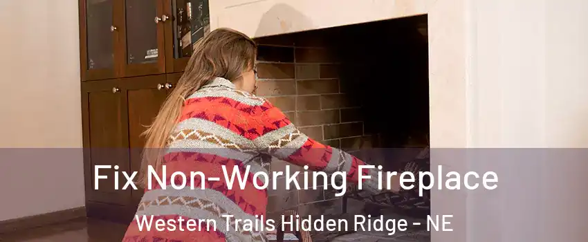 Fix Non-Working Fireplace Western Trails Hidden Ridge - NE