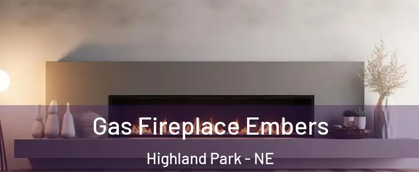Gas Fireplace Embers Highland Park - NE