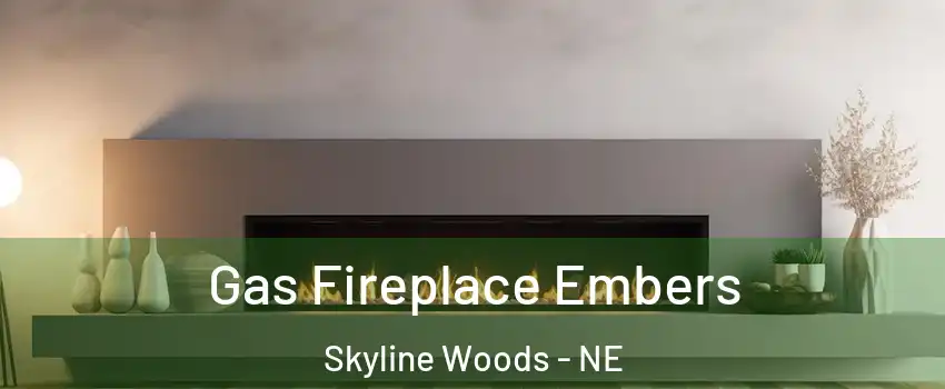 Gas Fireplace Embers Skyline Woods - NE