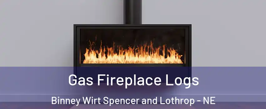 Gas Fireplace Logs Binney Wirt Spencer and Lothrop - NE
