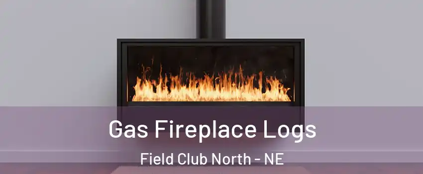 Gas Fireplace Logs Field Club North - NE
