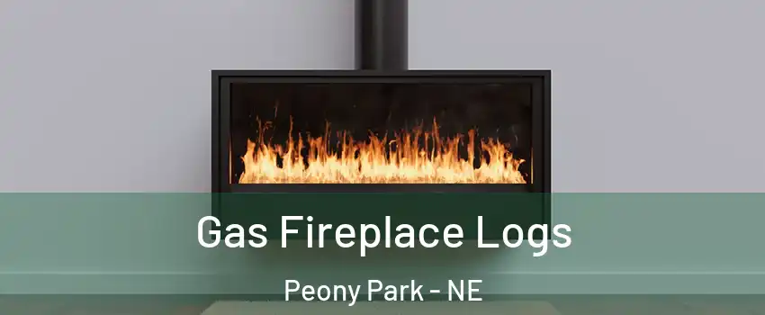 Gas Fireplace Logs Peony Park - NE