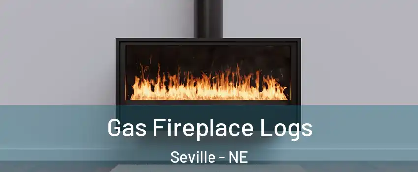 Gas Fireplace Logs Seville - NE