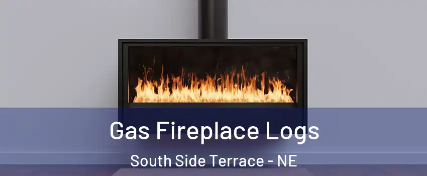 Gas Fireplace Logs South Side Terrace - NE