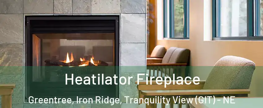 Heatilator Fireplace Greentree, Iron Ridge, Tranquility View (GIT) - NE