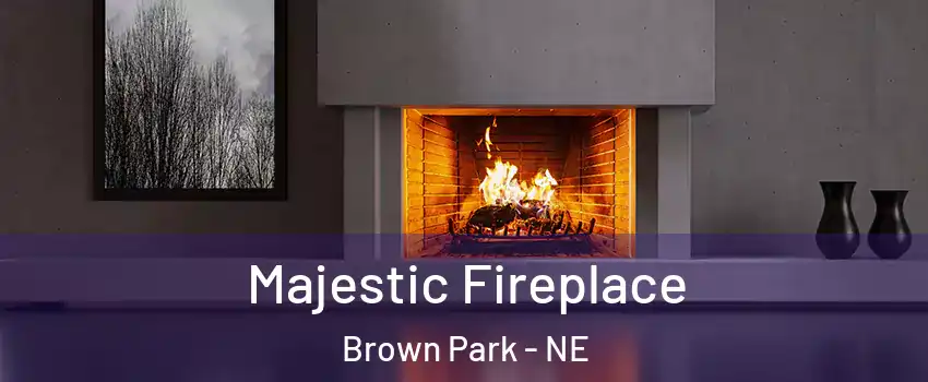 Majestic Fireplace Brown Park - NE