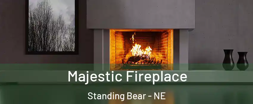 Majestic Fireplace Standing Bear - NE
