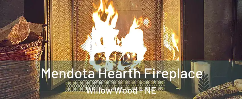 Mendota Hearth Fireplace Willow Wood - NE