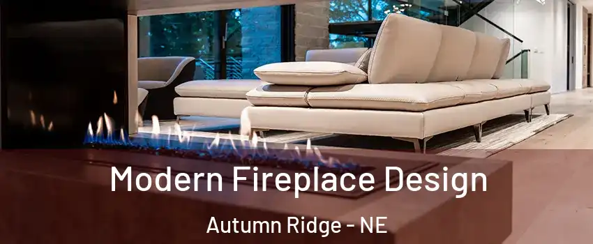 Modern Fireplace Design Autumn Ridge - NE