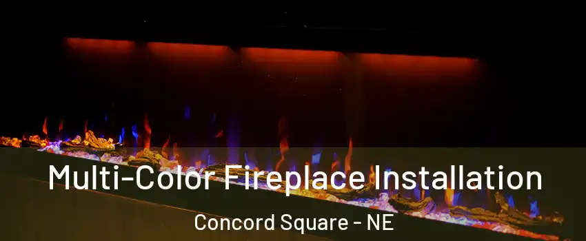 Multi-Color Fireplace Installation Concord Square - NE