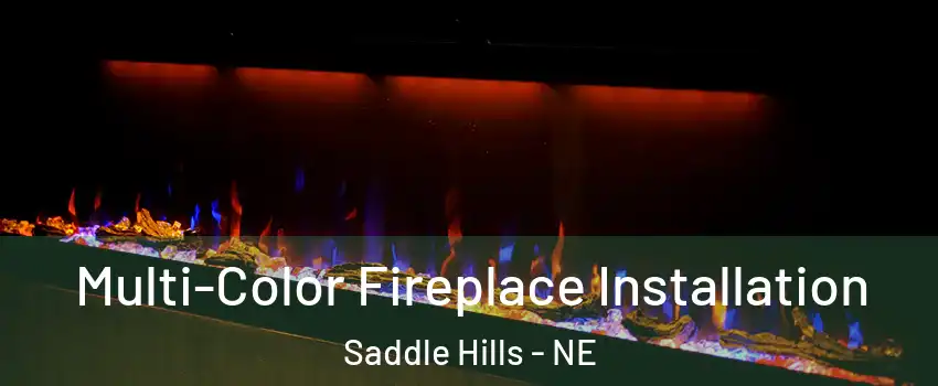 Multi-Color Fireplace Installation Saddle Hills - NE