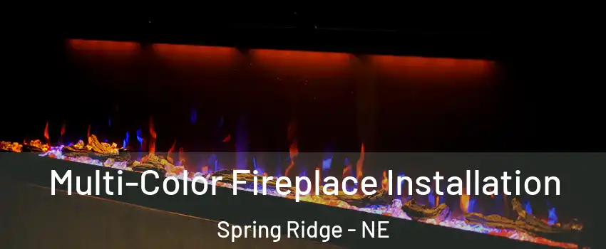 Multi-Color Fireplace Installation Spring Ridge - NE