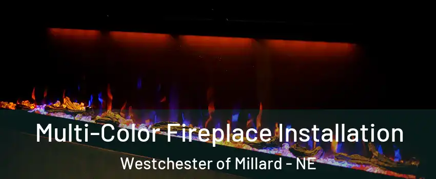 Multi-Color Fireplace Installation Westchester of Millard - NE