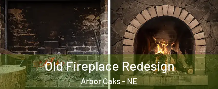 Old Fireplace Redesign Arbor Oaks - NE
