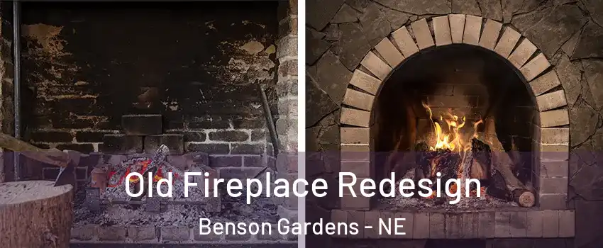 Old Fireplace Redesign Benson Gardens - NE