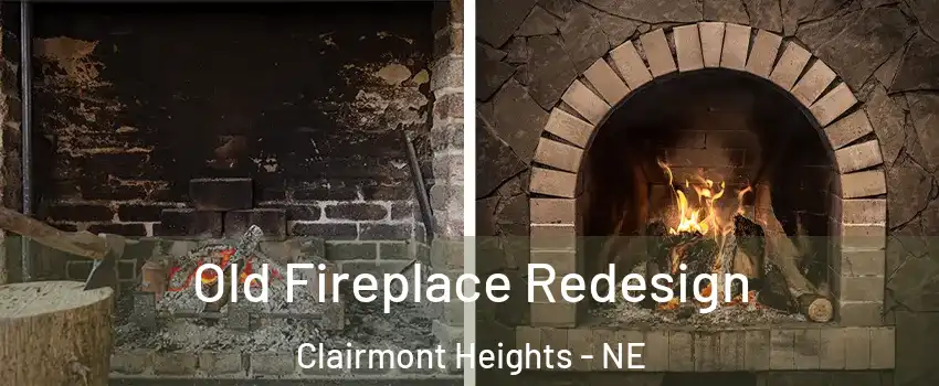 Old Fireplace Redesign Clairmont Heights - NE