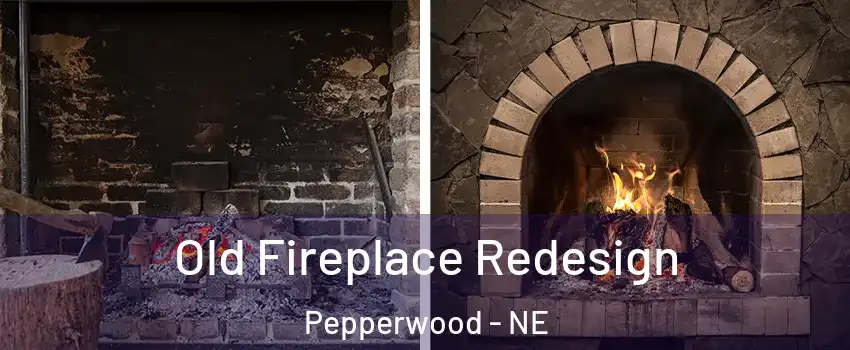 Old Fireplace Redesign Pepperwood - NE