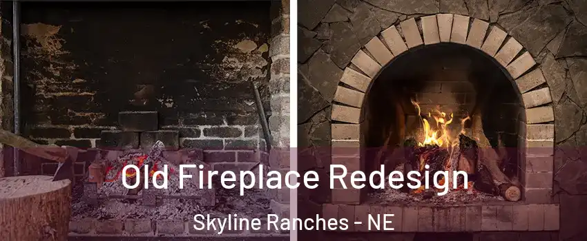 Old Fireplace Redesign Skyline Ranches - NE