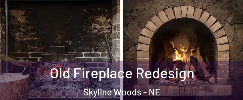 Old Fireplace Redesign Skyline Woods - NE
