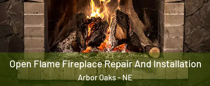 Open Flame Fireplace Repair And Installation Arbor Oaks - NE