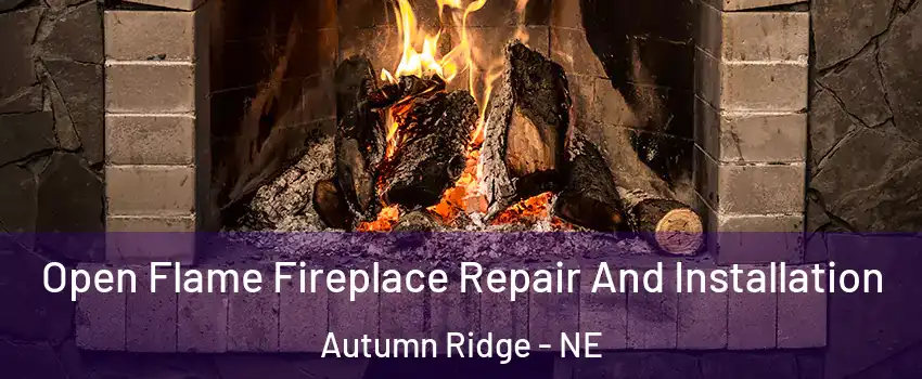 Open Flame Fireplace Repair And Installation Autumn Ridge - NE