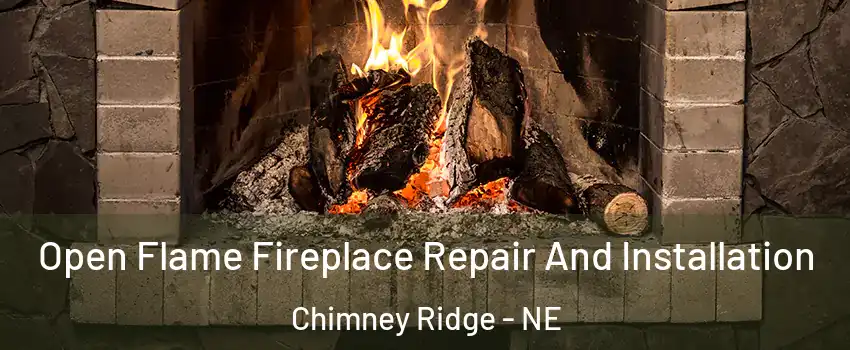 Open Flame Fireplace Repair And Installation Chimney Ridge - NE