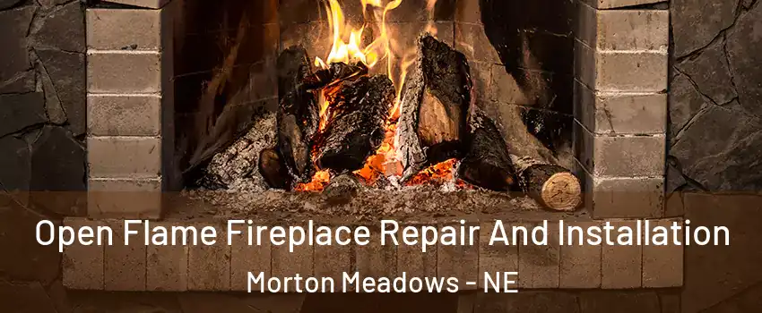Open Flame Fireplace Repair And Installation Morton Meadows - NE