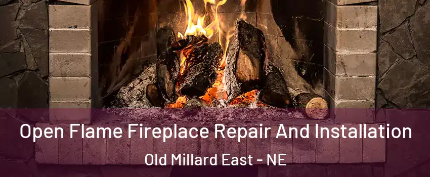 Open Flame Fireplace Repair And Installation Old Millard East - NE