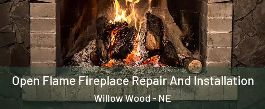 Open Flame Fireplace Repair And Installation Willow Wood - NE