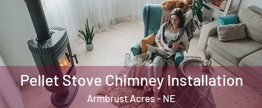 Pellet Stove Chimney Installation Armbrust Acres - NE
