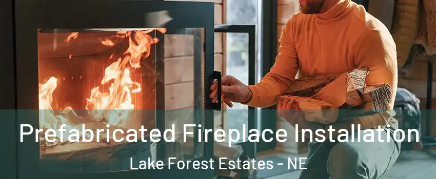 Prefabricated Fireplace Installation Lake Forest Estates - NE