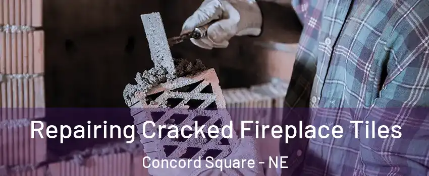 Repairing Cracked Fireplace Tiles Concord Square - NE