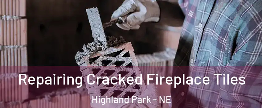Repairing Cracked Fireplace Tiles Highland Park - NE