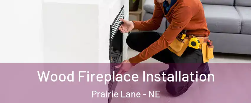 Wood Fireplace Installation Prairie Lane - NE